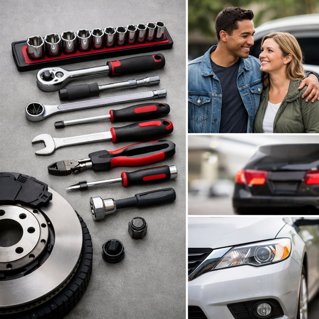 Sam Lee's Auto Repair technician performing comprehensive vehicle diagnostics and maintenance services at shop in San Diego